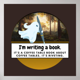 Ich schreibe ein Buch: Writer's Comic Strip Poster