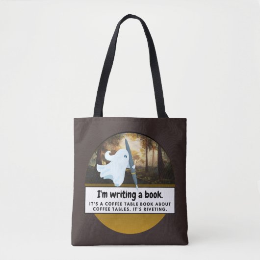 Ich schreibe ein Buch: Writer's Comic Strip Tasche (Vorderseite)
