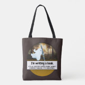 Ich schreibe ein Buch: Writer's Comic Strip Tasche (Rückseite)