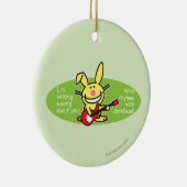 Ich schreibe ein Lied Keramikornament (Rechts)