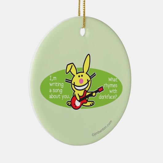 Ich schreibe ein Lied Keramikornament (Rechts)