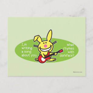 Ich schreibe gerade ein Lied Postkarte