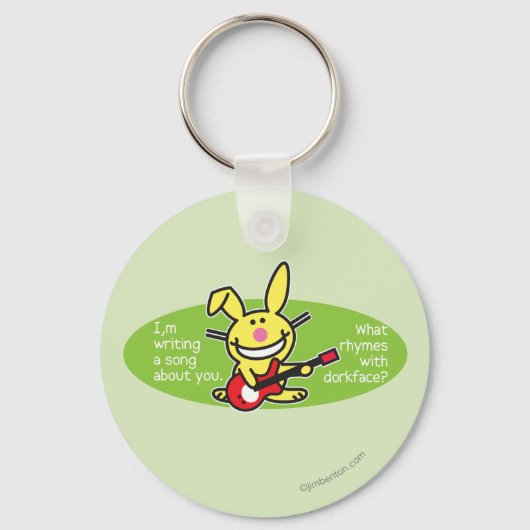 Ich schreibe gerade ein Lied Schlüsselanhänger (Vorderseite)