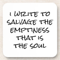 Ich schreibe harten Kunststoff-Untersetzer