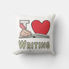 Ich schreibe Liebe Kissen