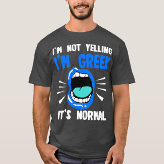 Ich schreibe mir nicht griechisch seine normale T-Shirt