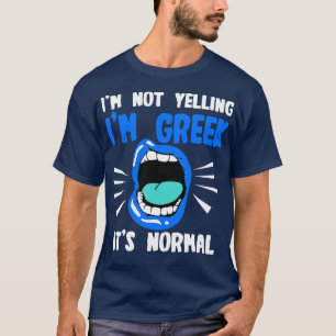 Ich schreibe mir nicht griechisch seine normale T-Shirt