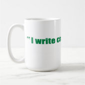 Ich schreibe Misten für Idioten - Tasse (Links)