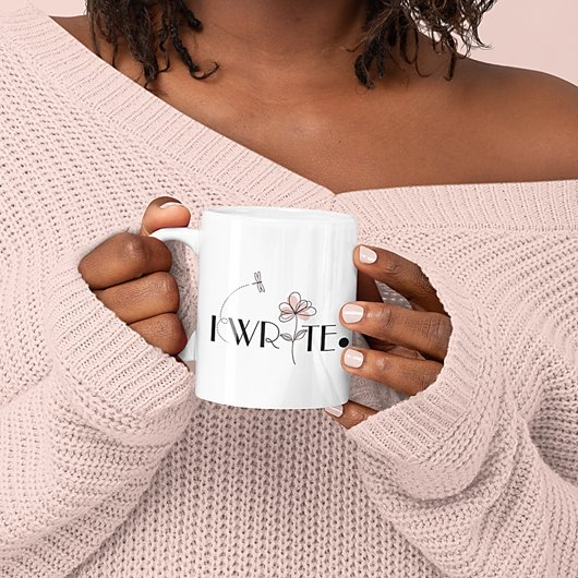 Ich schreibe Motivierend Kaffeetasse