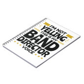 Ich schreibe nicht, dass das meine Banddirektorsti Notizblock (Linke Seite)