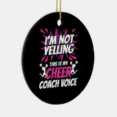 Ich schreibe nicht, dass das meine Coach-Stimme is Keramik Ornament (Rechts)