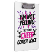 Ich schreibe nicht, dass das meine Coach-Stimme is Klemmbrett (Rechts)