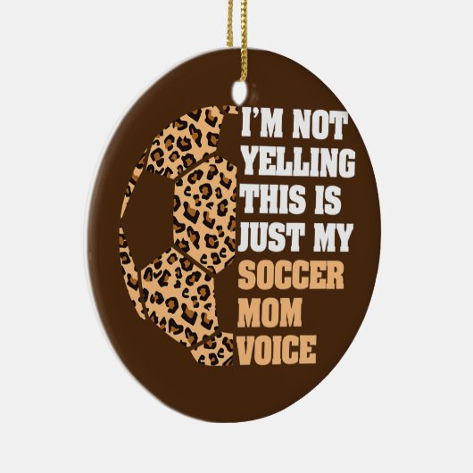 Ich schreibe nicht, dass das meine Mama ist Keramik Ornament (Rechts)