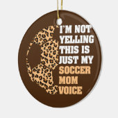 Ich schreibe nicht, dass das meine Mama ist Keramik Ornament (Links)