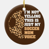 Ich schreibe nicht, dass das meine Mama ist Keramik Ornament (Hinten)