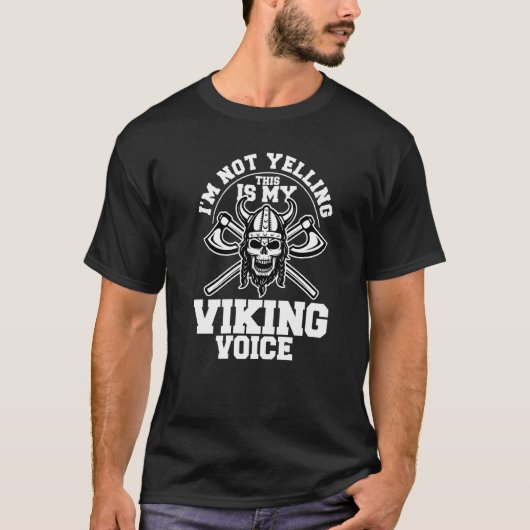 Ich schreibe nicht, dass das meine Wikingstimme is T-Shirt (Vorderseite)
