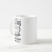 Ich schreibe nicht, dass das nur meine Badminton-S Kaffeetasse (Vorderseite Links)