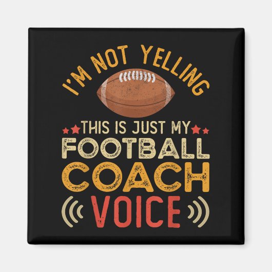 Ich schreibe nicht, dass das nur meine Football Co Magnet (Vorne)