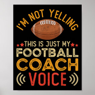 Ich schreibe nicht, dass das nur meine Football Co Poster