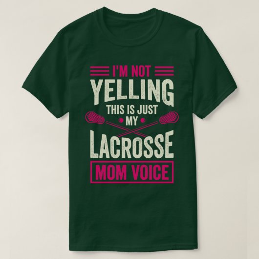 Ich schreibe nicht, dass das nur meine Lacrosse-Ma T-Shirt (Design vorne)