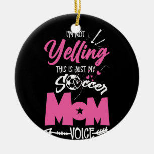 Ich schreibe nicht, dass das nur meine Mama ist Keramik Ornament
