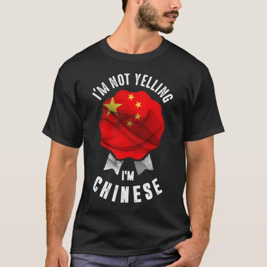 Ich schreibe nicht, dass ich Chinese bin T-Shirt (Vorderseite)
