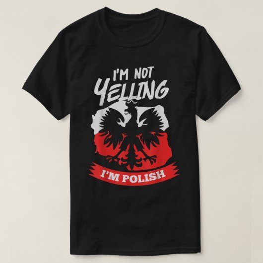 Ich schreibe nicht, dass ich der polnische Dyngus- T-Shirt (Design vorne)
