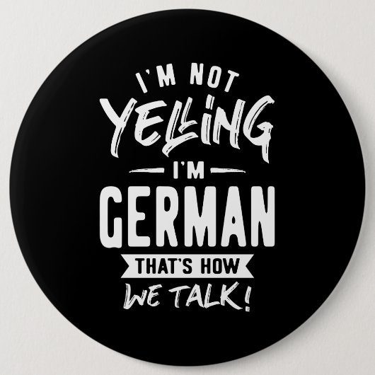 Ich schreibe nicht, dass ich Deutsch bin Button (Vorderseite)