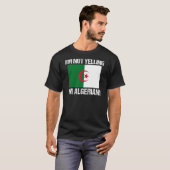 Ich schreibe nicht, dass ich die algerische Länder T-Shirt (Vorne ganz)