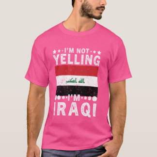 Ich schreibe nicht, dass ich die irakische Flagge T-Shirt