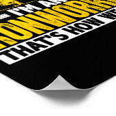 Ich schreibe nicht, dass ich ein Eisenarbeiter bin Poster (Ecke)