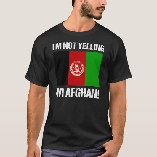 Ich schreibe nicht, dass ich eine afghanische Länd T-Shirt (Vorderseite)