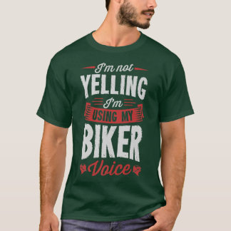 Ich schreibe nicht, dass ich meine Bikerstimme Fun T-Shirt