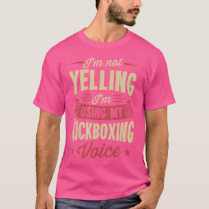 Ich schreibe nicht, dass ich meine Kickboxstimme v T-Shirt