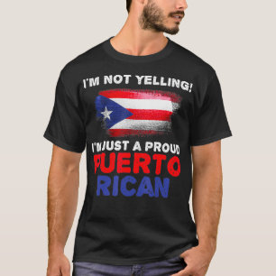 Ich schreibe nicht, dass ich nur eine stolz puerto T-Shirt