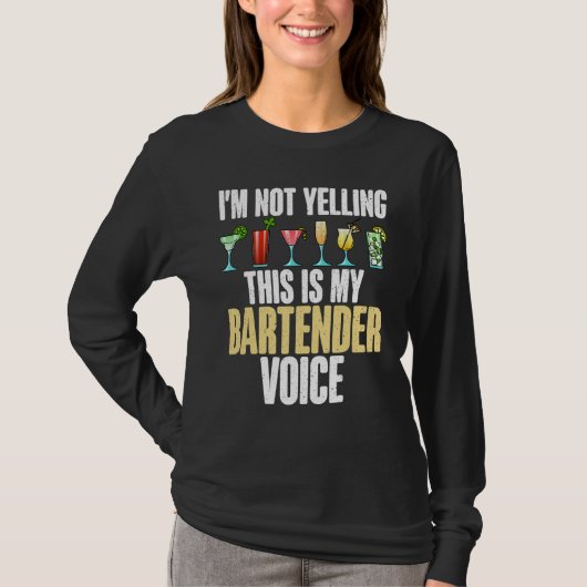 Ich schreibe nicht, dass mein Barkeeper Voice lust T-Shirt (Vorderseite)