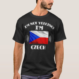 Ich schreibe nicht im Tschechischen Geschenk mit R T-Shirt