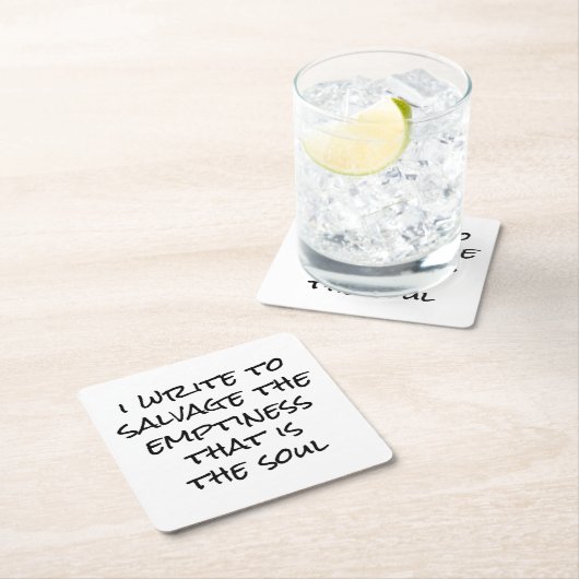 Ich schreibe Paper Untersetzer (Vor Ort)