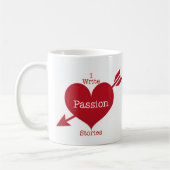 Ich schreibe Passionsgeschichten Coffee Tasse (Links)