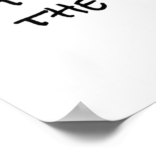 Ich schreibe Poster (Ecke)