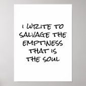 Ich schreibe Poster (Vorne)