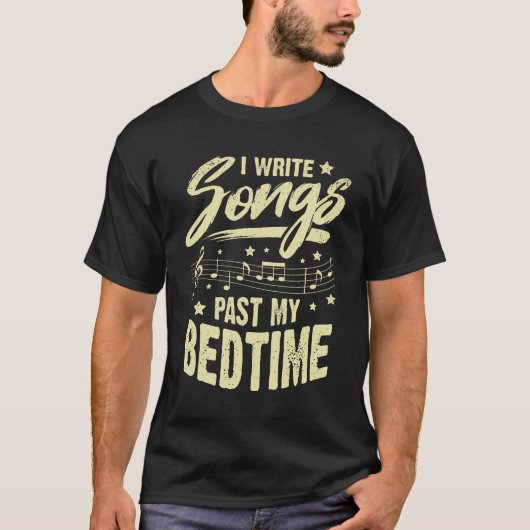Ich schreibe Songs, die mein Geschenk vom Schwiege T-Shirt (Vorderseite)