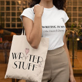 Ich schreibe stylish tragetasche