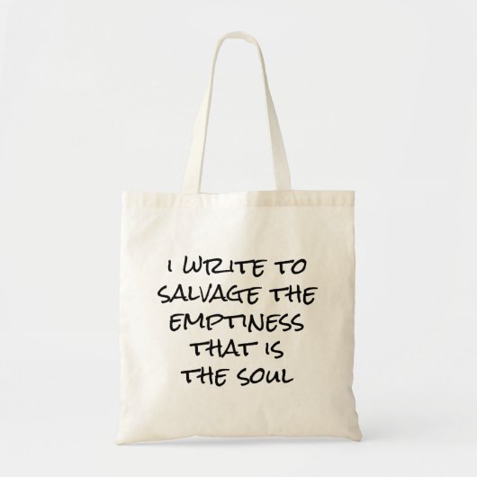 Ich schreibe Tote Bag Tragetasche (Vorne)