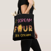 Ich schreibe Vier-Eis-Creme Kindermädchen 4. Gebur Tasche (Von Nahem)