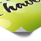 Ich schreibe, weil ich muss. poster (Ecke)