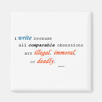 Ich schreibe, weil...