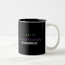 Ich schreibe zeitgenössisches Romance Zweifarbige Tasse