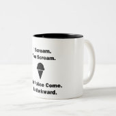 Ich schreie dich an zweifarbige tasse (VorderseiteRechts)