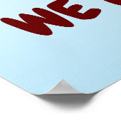 Ich schreie dir, wir schreien alle nach Eiscreme Poster (Ecke)